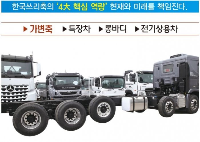 한국쓰리축의 4大 핵심역량① 최고의 운송효율성을 갖춘 '가변축'트럭